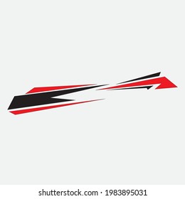 car and yacht sticker template vector design. simple sticker printing