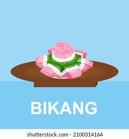 Cara bikang cake is a traditional cake made from rice flour. Bikang way cakes can be found in traditional markets.