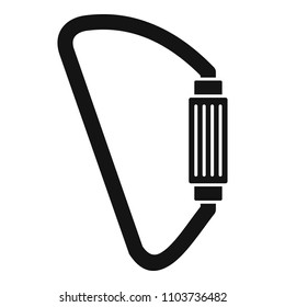 Carabine icon. Simple illustration of carabine vector icon for web design isolated on white background