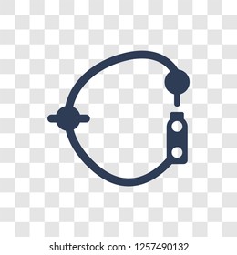 Carabiner icon. Trendy Carabiner logo concept on transparent background from camping collection