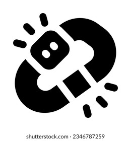 carabiner icon for your website, mobile, presentation, and logo design.