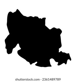 Mapa estatal de Carabobo, división administrativa de Venezuela.