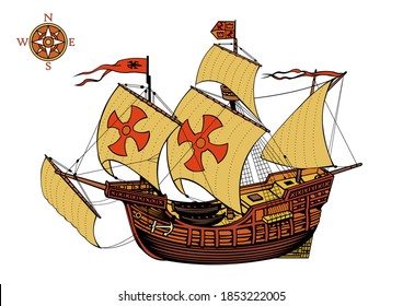 Caracca Santa Maria ship 15th century