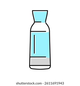 carafe glass color icon vector. carafe glass sign. isolated symbol illustration