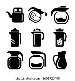 carafe icon isolated sign symbol vector illustration - Collection of high quality black style vector icons
