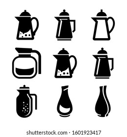 carafe icon isolated sign symbol vector illustration - Collection of high quality black style vector icons
