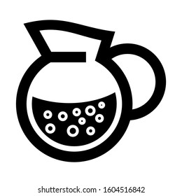carafe icon isolated sign symbol vector illustration - Collection of high quality black style vector icons
