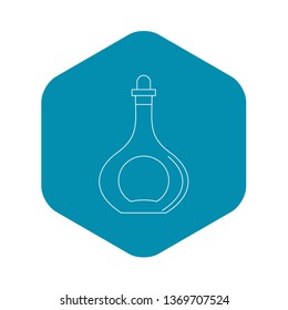 Carafe icon. Outline illustration of carafe vector icon for web