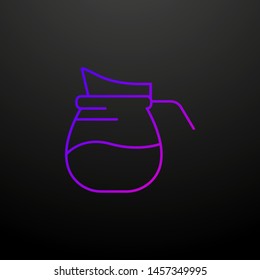Carafe of juice nolan icon. Elements of food and drink set. Simple icon for websites, web design, mobile app, info graphics