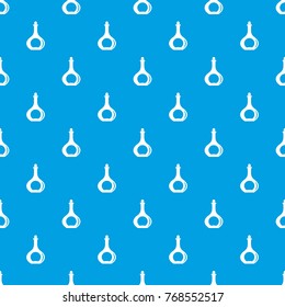 Carafe pattern repeat seamless in blue color for any design. Vector geometric illustration