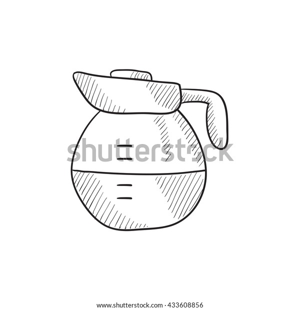 Carafe Vector Sketch Icon Isolated On Stock Vector (Royalty Free ...