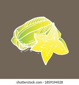 carambola fruit, thailand fruits, exotic fruit, carambola