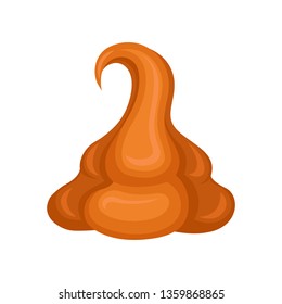 Carame on white background. Candy toffee concept.