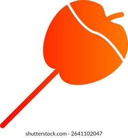 Caramel Apple Colorful Icon Style
