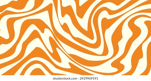 Caramel background with wavy stripes. Peanut butter texture. Butterscotch candy pattern.