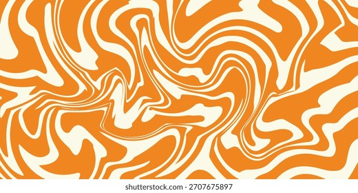 Fundo de caramelo com listras onduladas. Textura de manteiga de amendoim. Padrão de doce de manteiga.