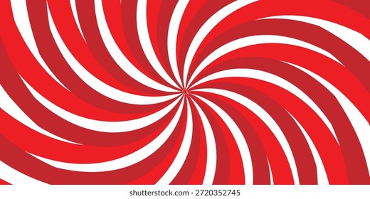 Caramelo doce fundo de explosão solar. Salgado caramelo sorvete sunburst papel de parede de design. Perfeito para modelos, banners, cartazes, folhetos. Lindos raios e vigas rotativos de desenhos animados. Vetor.