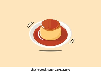 Caramel Custard Cake Sweet and smooth