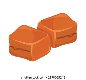 caramel isolated style flat icon