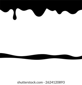 Ilustração de vetor de arte de linha líquida de caramelo