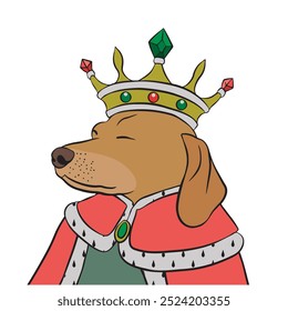 Caramel mongrel dog. Meme of the King dog of Brazil. The most beloved pet in Brazil.