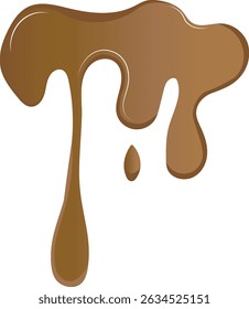 Ilustração de vetor de abertura de caramelo. Isolado no plano de fundo branco