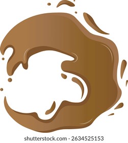 Ilustração de vetor de abertura de caramelo. Isolado no plano de fundo branco