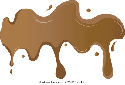 Ilustração de vetor de abertura de caramelo. Isolado no plano de fundo branco