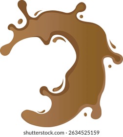 Ilustração de vetor de abertura de caramelo. Isolado no plano de fundo branco