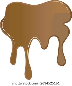 Ilustração de vetor de abertura de caramelo. Isolado no plano de fundo branco