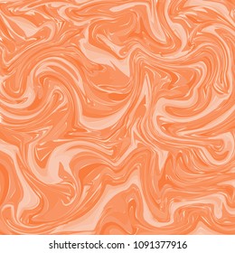 Caramel vector background. Marble or ink pattern. Wavy stripes colorful bright painted background. Abstract fashion texture. Graphic style for wallpaper, wrapping, fabric, background.