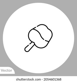Caramelize apple icon sign vector,Symbol, logo illustration for web and mobile