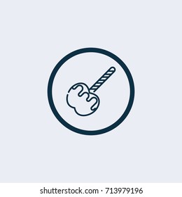 Caramelized apple icon