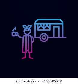 Caravan, adventure nolan icon. Simple thin line, outline vector of adventure icons for ui and ux, website or mobile application