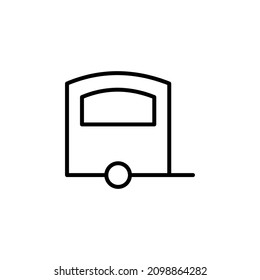 Caravan, Camper, Travel Icon, Designed For Web And App. Simple Icon For Your Project