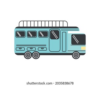 caravan car transport recreational icon
