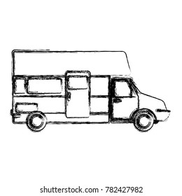 Caravan car vehicle