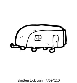 caricatura de caravana