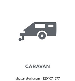 Caravan icon. Caravan design concept from  collection. Simple element vector illustration on white background.