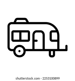 Icono de caravana o imagen del logotipo para el sitio web. uso perfecto para web, pattem, diseño, etc.


