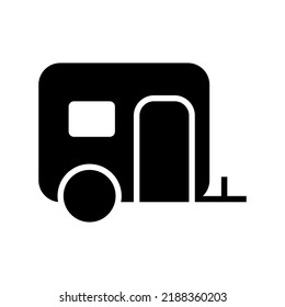 caravan icon or logo isolated sign symbol vector illustration - high quality black style vector icons
