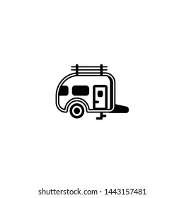 caravan  icon sign signifier vector