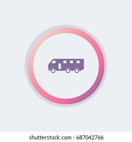 caravan icon. transport sign