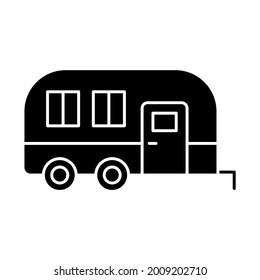 Caravan icon vector image. Can also be used for web apps, mobile apps and print media.