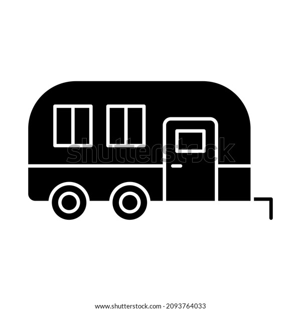 Caravan icon vector image. Can also be used\
for web apps, mobile apps and print\
media.