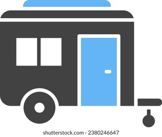 Caravan icon vector image. Suitable for mobile application web application and print media.