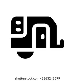 caravan icon. vector icon for your website, mobile, presentation, and logo design.