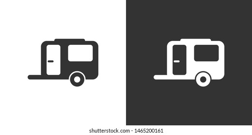 Caravan Illustration Symbol Icon Vector