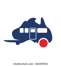 caravan logo vector