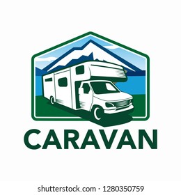 Caravan, RV Logo, Traveling